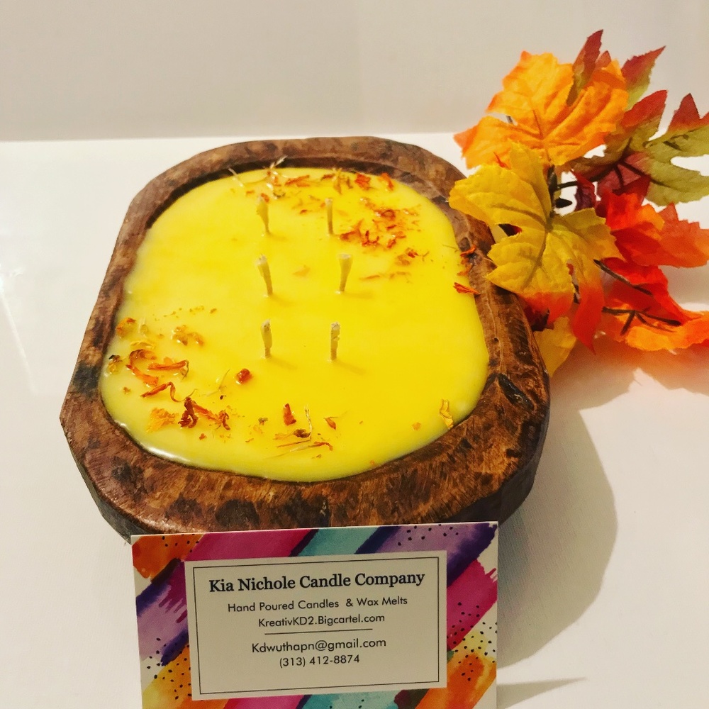 Pineapple Dough Bowl Candle